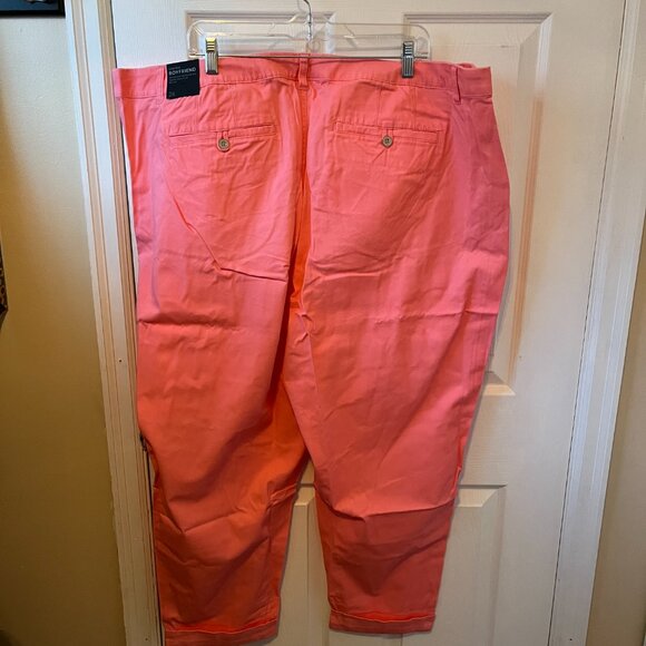 NWT Lane Bryant Womens Plus Size Pants Size 28 Pink Colorful Fun Bright Comfy - Picture 3 of 3